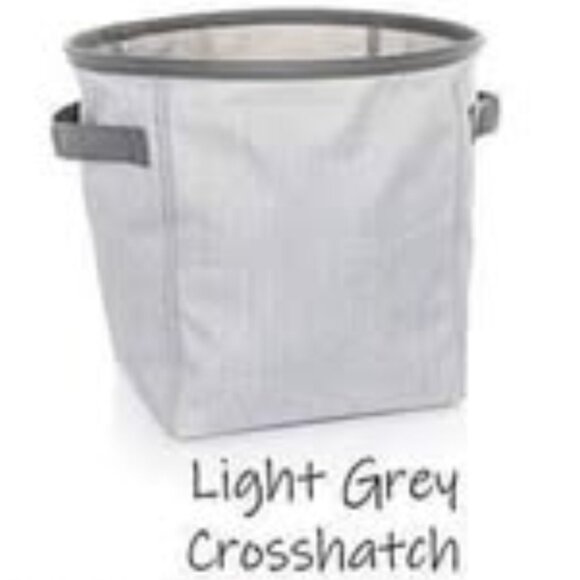 Thirty-one Mini Storage Bin light grey crosshatch - Picture 1 of 2